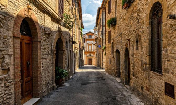 Alloggio Flaminia Con Parcheggio Di Proprieta! Bevagna Eksteriør billede